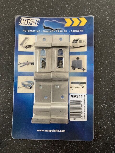 MP341 Number plate clamp