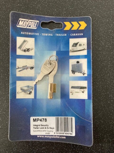MP478 Integral Security Trailer lock